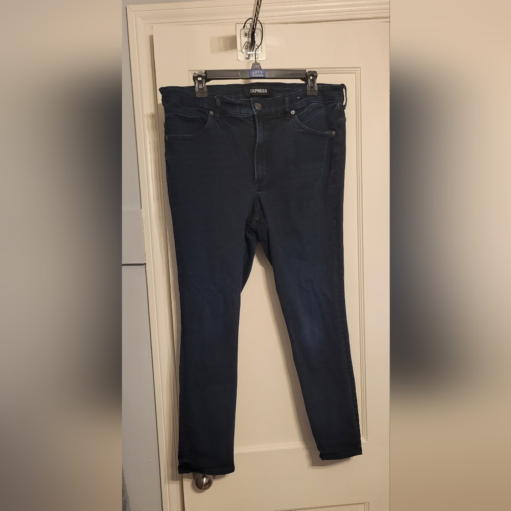 Express Women's Dark High Rise Legging Jeans